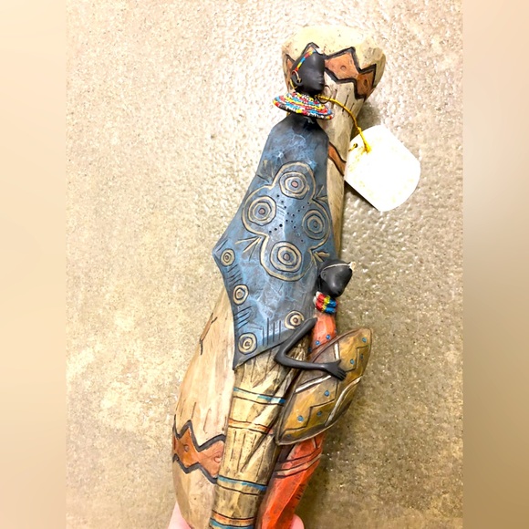 African Decor - 3 Piece NWT 12” Tall - Picture 6 of 7